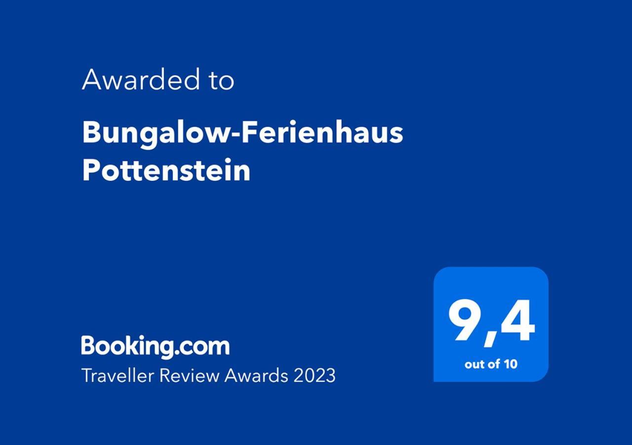 Bungalow-Ferienhaus Pottenstein Esterno foto